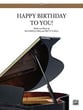 Happy Birthday to You-Big Note piano sheet music cover